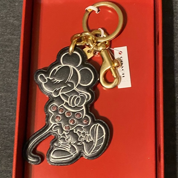 Coach Accessories - ⭐️⭐️⭐️⭐️Rare Coach Minnie Mouse keychain⭐️⭐️⭐️⭐️